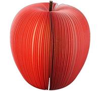 Apple Shape Note Paper 3D Fruit Writing Stationary Portable Memo Notepad Message Scratch Pad Wedding Gift red