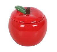Apple Shaped Candle Jar - Juicy Red Apple Scent - Rustic Country Charm Design - 16 Hours Burn Time - Perfect for Home Décor and Any Room - Ideal for Kitchens, Living Rooms, or Dining Areas