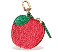 Apple-Shaped Coin Purse Charm,Leather Fruit Bag Charm for Handbag Backpack,Cute Keychain PurseCharm Accessories with Zipper,Mini Zipper Pouch Wallet Gifts for Women 2025