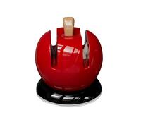 Apple-Shaped Quick Knife Sharpener - 3-Second Sharpening, Powerful Suction, Multi-Knife Compatible