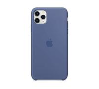 Apple Silicone Case (for iPhone 11 Pro Max) - Linen Blue