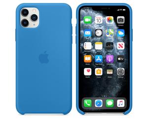 Apple Silicone Case for iPhone 11 Pro Max - Surf Blue - MY1J2ZM/A