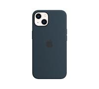 Genuine / Official Apple iPhone 13 Silicone MagSafe Case / Cover - Abyss Blue