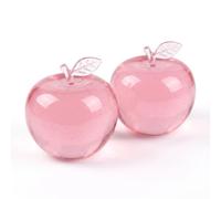 Apple Squishy Green 2 PCS Apple Squishy Fidget Toy Anxiety Relief Squeeze Ball Stress Relief Squishies Soft Squeeze Sensory Ball Sensory Toys Funny Desk Decor (Pink)