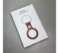 APPLE Stainless Steel & Leather Key Ring For AirTag Brown MX4M2ZM/A (Return)