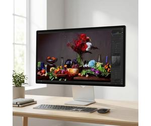 Apple Studio Display 27-inch 5K with standard glass, height-adjustable 27-inch Apple display with 5K resolution, standard glass, 12 MP camera,
