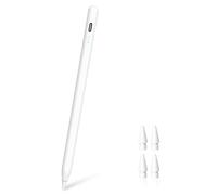 Apple Stylus Pen for iPad Pro/Air/Mini, Compatible with iPad 2018-2025, Fully Charged in 13 Mins, Palm Rejection, Magnetic, Sensitive
