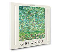 Apple Tree By Gustav Klimt Canvas Print | Gallery Wrapped 30mm Frame Wall Art | 20x20 inches | Ready to Hang | Classic Landscape Picture | Living Room Bedroom Lounge Office