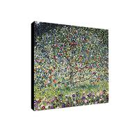 Apple Tree by Gustav Klimt - Canvas Wall Art Framed Print - Various Sizes (38x38 inches)
