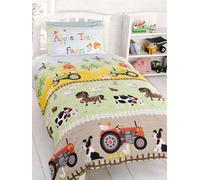 Apple Tree Farm Duvet Cover Set with Pillowcase Rapport Home Light Blue Single