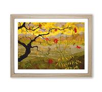 Apple Tree With Red Fruit By Paul Ranson Classic Painting Framed Wall Art Print, Ready to Hang Picture for Living Room Bedroom Home Office Décor, Oak A3 (46 x 34 cm)