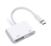 Apple USB-C to HDMI Adapter 4K@60Hz for iPhone 15 16 MacBook Pro Air iPad Pro, MFi Certified Type-C Digital AV HDMI 2.0 Cord Compatible with Samsung Galaxy S25, Nintendo Switch, Pixelbook, XPS