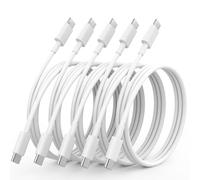 Apple USB-C to USB-C Cable (6FT, 60W) - 5 Pack - Fast Charging for iPhone 16/15 Series, MacBook Pro, iPad Pro/Air, Samsung S24/S23