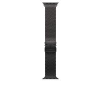 Apple Watch Band - Milanese Loop - 49mm - Black - Medium