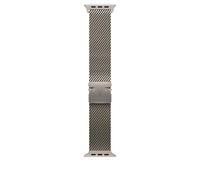 Genuine Apple Watch Ultra Strap 49mm Natural Titanium Milanese Loop Medium