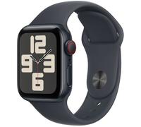 Apple Watch SE 2024 2nd Gen 40mm GPS Aluminum Case Midnight Sport Band M/L