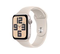 Apple Watch SE (2nd Gen) (GPS, 40mm) - Starlight Aluminum Case with Starlight Sport Band, S/M (Renewed)