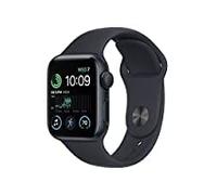 Apple Watch SE (2nd Gen) (GPS + Cellular, 44mm) - Midnight Aluminium Case with Midnight Sport Band, Extra Large (Renewed)
