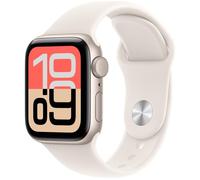 Apple Watch SE 3 GPS 40mm Smartwatch with Starlight Aluminium Case with Starlight Sport Band S/M. Fitness and Sleep Trackers, Heart Rate Monitor, Always-On Display, Water Resistant