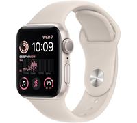 Apple Watch SE 3 GPS 40mm Smartwatch with Starlight Aluminium Case with Starlight Sport Band S/M. Fitness and Sleep Trackers, Heart Rate Monitor, Always-On Display, Water Resistant