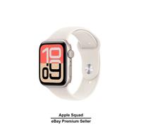 Apple Watch SE 3 GPS 40mm Smartwatch with Starlight Aluminium Case with Starlight Sport Band S/M. Fitness and Sleep Trackers, Heart Rate Monitor, Always-On Display, Water Resistant