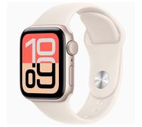Apple Watch SE 3 GPS 44mm Starlight Aluminium Starlight Sport Band M/L MEHJ4 - Unisex - 44 mm - Smartwatch - Quartz with charger Black 42/44/45/49 mm