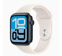 Apple Watch SE 3 GPS+Cellular 44mm Midnight Aluminium MEPH4 M/L Starlight Sport Band