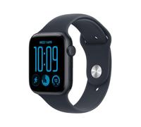Apple Watch SE (3nd generation) SE 3 GPS + Cellular 44mm Midnight Aluminium Case with Navy Blue Sport Band - S/M