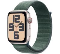 Apple Watch SE - 44mm - Starlight Aluminium Case w/Lake Green Sport Loop