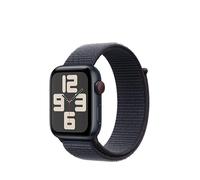 Apple Watch SE (2nd Gen), 44mm, Midnight Aluminium Case, GPS + Cellular [2024] - Ink Sport Loop, Black
