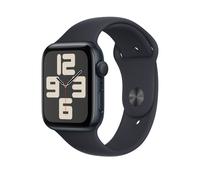 Apple Watch SE (GPS) - 2nd generation - 44 mm - midnight aluminium - smart watch with sport band - fluoroelastomer - mid