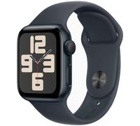 Apple Watch SE GPS 40mm Midnight Aluminium Sport Band S/M MXE73 - Unisex - 40 mm - Smartwatch - Quartz with charger Black 38/40/41 mm