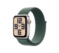 Apple Watch SE GPS 40mm Starlight Aluminium Case with Lake Green Sport Loop