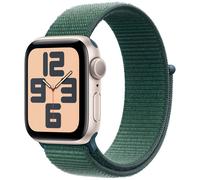 Apple Watch SE GPS 40mm Starlight Aluminium Sport Loop MXEH3 - Unisex - 40 mm - Smartwatch - Quartz with charger Black 38/40/41 mm