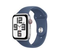 Apple Watch SE - GPS - 44mm - Silver Aluminium Case w/ Denim Sport Band (M/L)