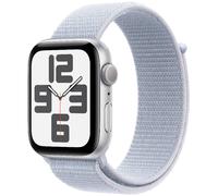 Apple Watch SE GPS 44mm Silver Aluminium Sport Loop MXET3 - Unisex - 44 mm - Smartwatch - Quartz with charger Black 42/44/45/49 mm