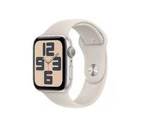 Apple Watch SE GPS 44mm Starlight Aluminium Case with Starlight Sport Band - M/L Carbon