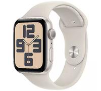 Apple Watch SE GPS 44mm Starlight Aluminium Case with Starlight Sport Band - S/M Carbon