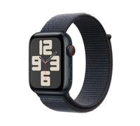 Apple Watch SE (2nd Gen), 44mm, Midnight Aluminium Case, GPS + Cellular [2024] - Ink Sport Loop, Black