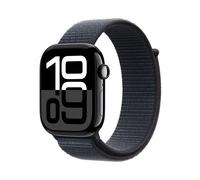 Apple Watch Series 10, 46mm, Jet Black Aluminium Case, GPS [2024] - Ink Sport Loop