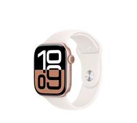Apple Watch Series 10 GPS 46mm Rose Gold Aluminium Case with Light Blush Sport Band - M/L