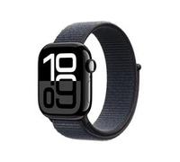 Apple Watch Series 10 GPS 42mm Jet Black Aluminium Case with Ink Sport Loop