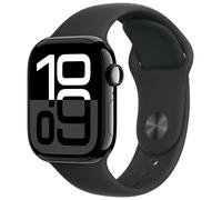 Apple Watch Series 10 GPS 42mm Jet Black Sport Band - M/L