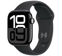 Apple Watch Series 10 GPS 42mm Jet Black Sport Band - S/M
