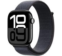 Apple Watch Series 10 GPS 46mm Jet Black Aluminium Case with Ink Sport Loop, Black