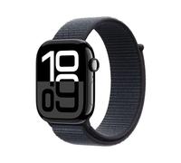 Apple Watch Series 10 GPS 46mm Jet Black Aluminium Case with Ink Sport Loop, Black