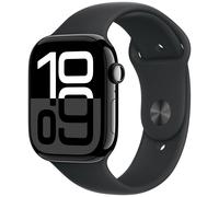 Apple Watch Series 10 GPS 46mm Jet Black Sport Band - S/M