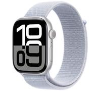 Apple Watch Series 10 GPS 46mm Silver Blue Cloud Sport Loop