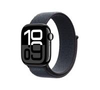 Apple Watch Series 10 GPS + Cellular 42mm Jet Black Aluminium Case with Ink Sport Loop
