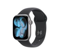 Apple Watch Series 11, 42mm, Space Grey Aluminium Case, GPS [2025] - Black Sport Band - M/L